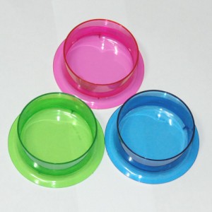 둥근 그릇 - 모이통(투명색)